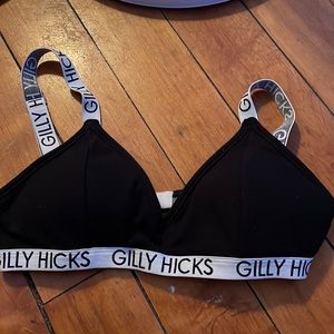 NWOT gilly hicks cotton ribbed bralette